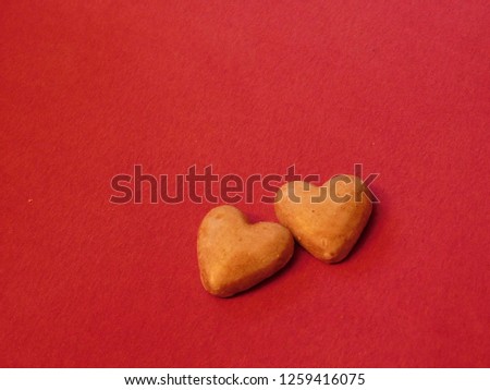 hearts of gingerbread
