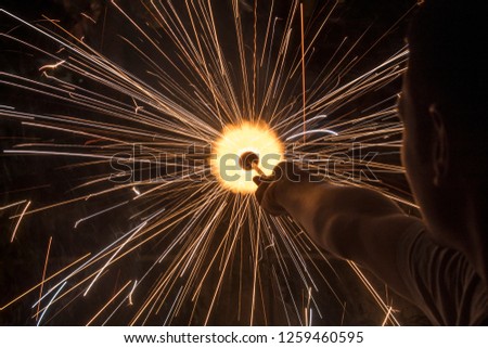 Light Painting of Crackers.
The Crackers fired in the celebration of Diwali festival.
Diwali is an Indian Hindu festival.
Photo taken in Kakinada, India