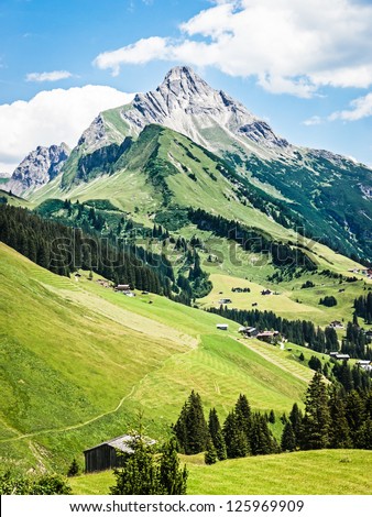 biberkopf in austria - european alps