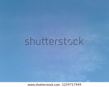 Cloud with Blue Sky Background Picture for Wallpaper