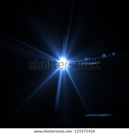 Abstract image of  lighting flare