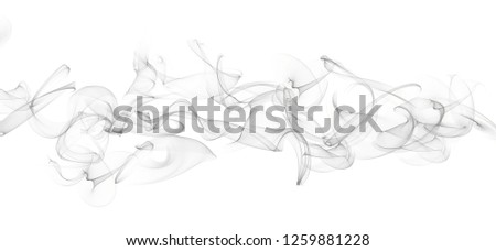 Abstract grey smoke wavy graphic curve background