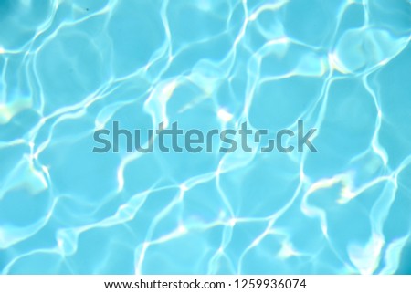 Water abstract background  in the swimming pool