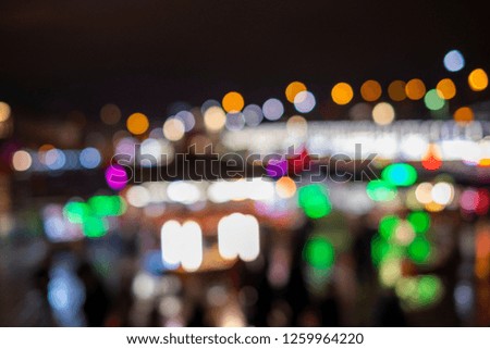 Blur city lights.