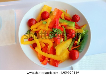 Vegetarian salads can boost your health if right ingredients are used and eaten in right proportions. These colorful vegetable salads, vegetable salad pics 