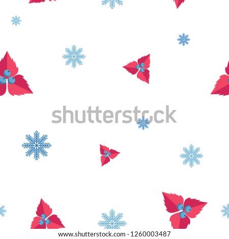 Abstract seamless Christmas pattern. 