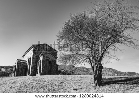St Christine of Lena is a Roman Catholic Asturian pre-Romanesque church located Asturias, Spain, on an old Roman road that joined the lands of the plateau with Asturias.