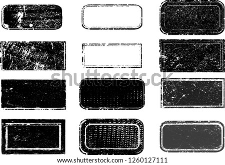 rectangles
. Banners, Insignias , Logos, Icons, Labels and Badges Set . vector distress textures.blank shapes.