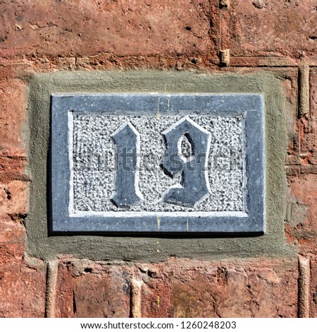 House number nineteen (19)