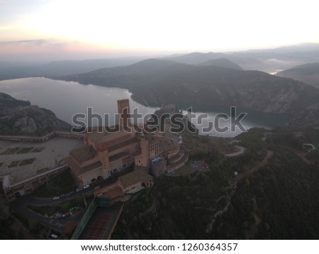 Torreciudad. Huesca. Aragon,Spain. Drone Photo