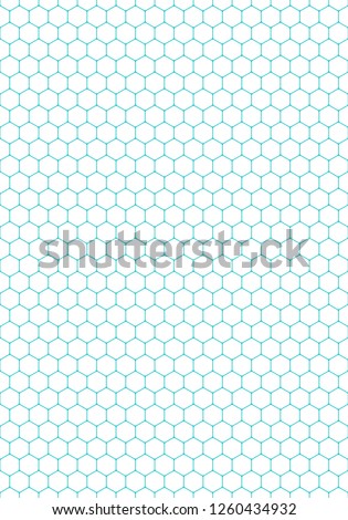 Seamless pattern with hexagon created in flat style. This abstract background is saved as a vector illustration in the EPS file format and can be used as a graphic element for your design.