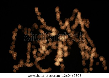 Abstraction background from Christmas lights