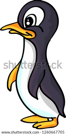 penguin vector drawing