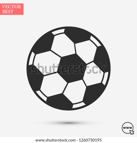 soccer ball vector icon eps 10