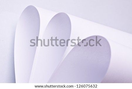  imaginative curved sheet of paper