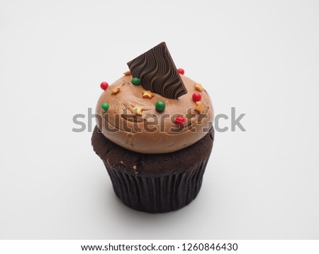 Chocolate Christmas Cupcake