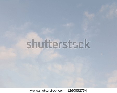 Sky background and clouds