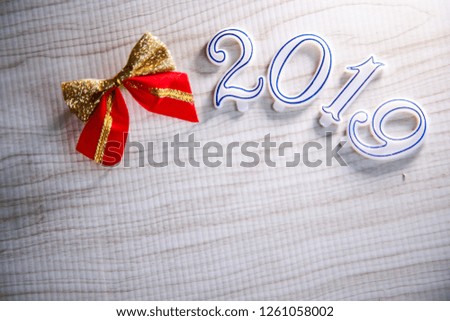 Happy New year 2019 Gift and Decorative Background images for New year's and Merry Christmas .