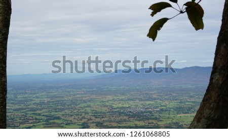 Top view mountain