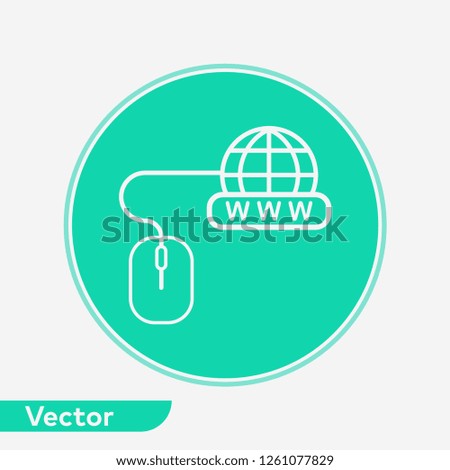 Website vector icon sign symbol