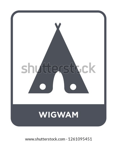 wigwam icon vector on white background., wigwam simple element illustration