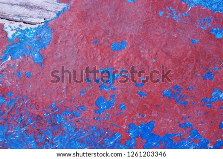 Grunge blue and Brown wood texture with scratches for background