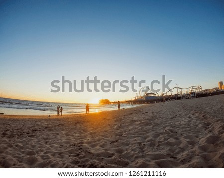 Santa Monica Beach / California / USA - 26 September 2014