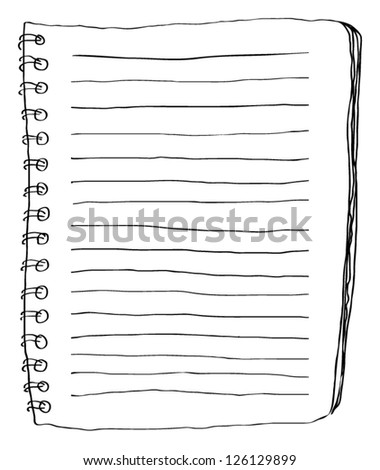 Note paper doodle Royalty-Free Stock Photo #126129899