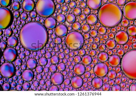 Abstract background of oil and water mixture