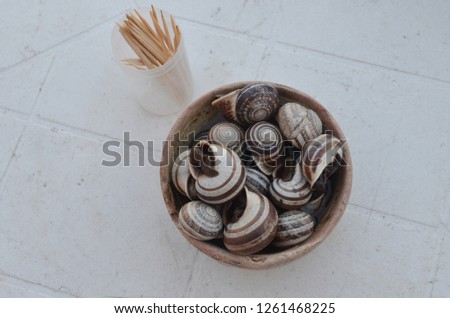 In Morocco, Snails are sold in markets and by street vendors in every city and town.