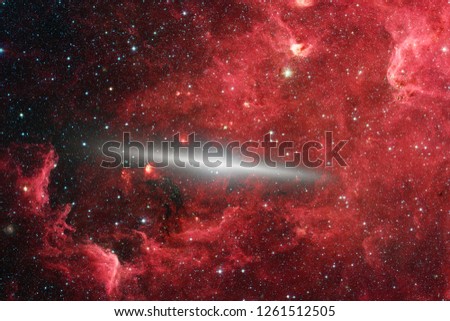 Awesome galaxy in outer space. Starfields of endless cosmos. Elements of this image furnished by NASA