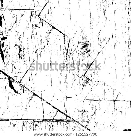 Vector grunge overlay texture. Black and white background