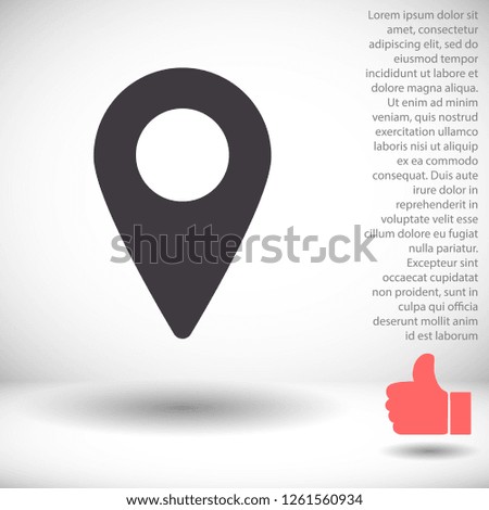 Map localization icon