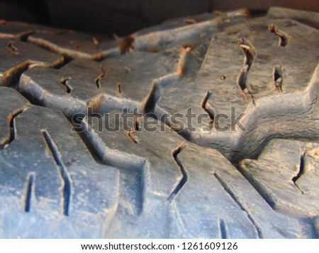 Tire can not be used and swelling