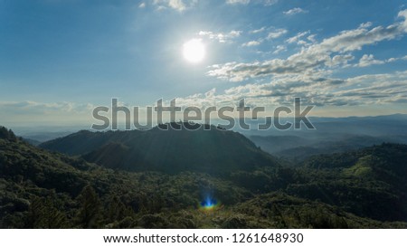 trekking more than 8 hours to the peak of the Paraná peak, the highest mountain in southern Brazil, photos taken in the late afternoon return of the beautiful landscape of the place
