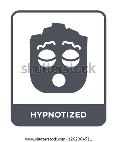 hypnotized icon vector on white background, hypnotized trendy filled icons from Smiles collection, hypnotized simple element illustration
