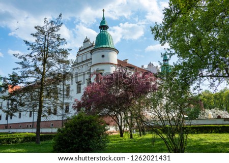 historic palace, Tarnobrzeg, Poland Royalty-Free Stock Photo #1262021431