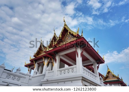  temple and sky                              