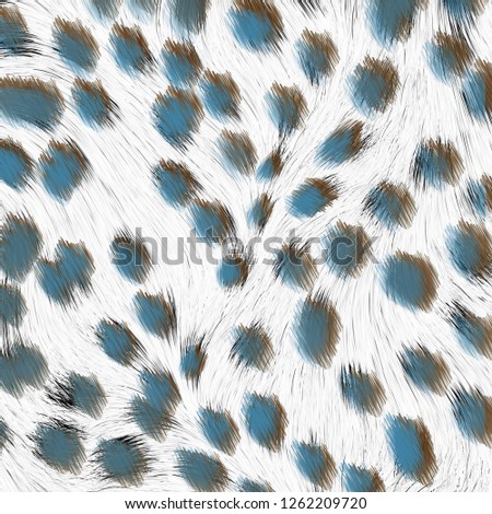 Animal Fur And Brush Color Background