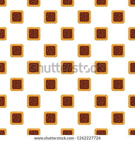 Square biscuit pattern seamless vector repeat for any web design