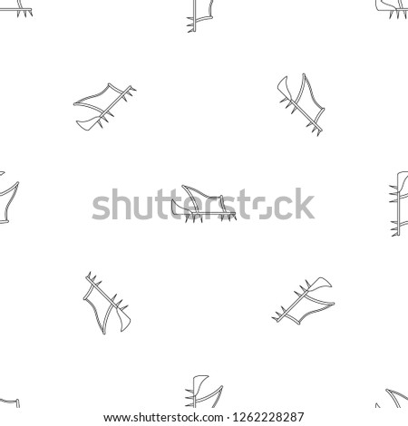 Shoe spike icon. Outline illustration of shoe spike vector icon for web design isolated on white background
