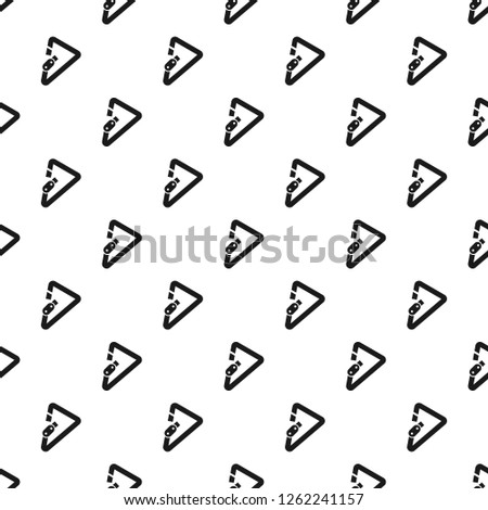 Triangular carabiner pattern seamless vector repeat for any web design