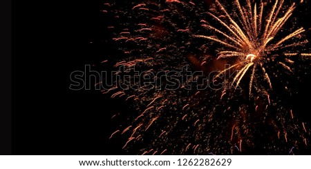 Abstract Fireworks Stock Image