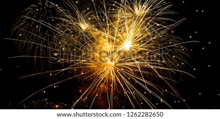 Abstract Fireworks Stock Image