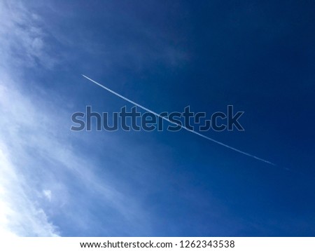 A Picture Blue Sky and plane