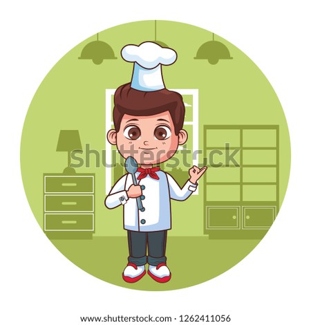 Chef boy cartoon