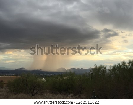 Arizona desert pictures and stormy skies