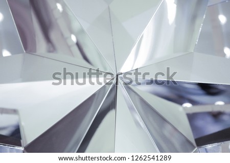 A beautiful combination of glossy surfaces. Toning Royalty-Free Stock Photo #1262541289
