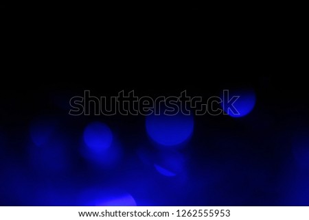 Christmas light bokeh background blurred photo,New year decoration blue colour