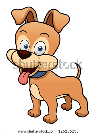 illustration of Cartoon Dog
